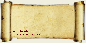 Tijana Veljoglavac vizit kartica