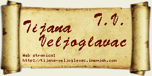 Tijana Veljoglavac vizit kartica